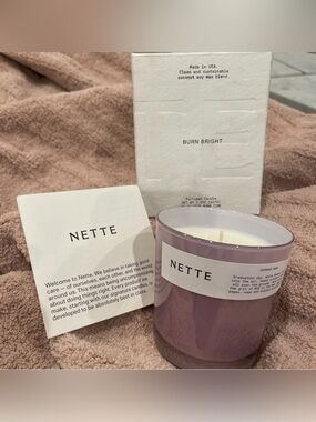 NETTE - Spring 1998 - SCENTED CANDLE PERFUMED CANDLE 7.5 oz 227g 65 Hr NIB